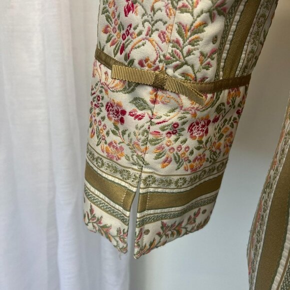 Marsh Landing Vintage Tapestry Brocade Blazer Jacket Ladies Size MED Victorian - Picture 4 of 6